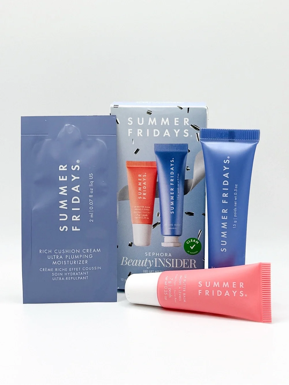Summer Fridays Beauty Insider Gift Set Jet Lag Mask + Lip Butter Balm NEW